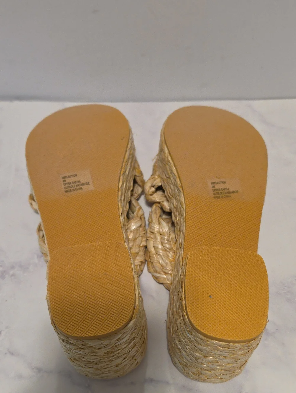 Beach By Matisse Woven Braided Platform Sandal in Natural Straw - Women